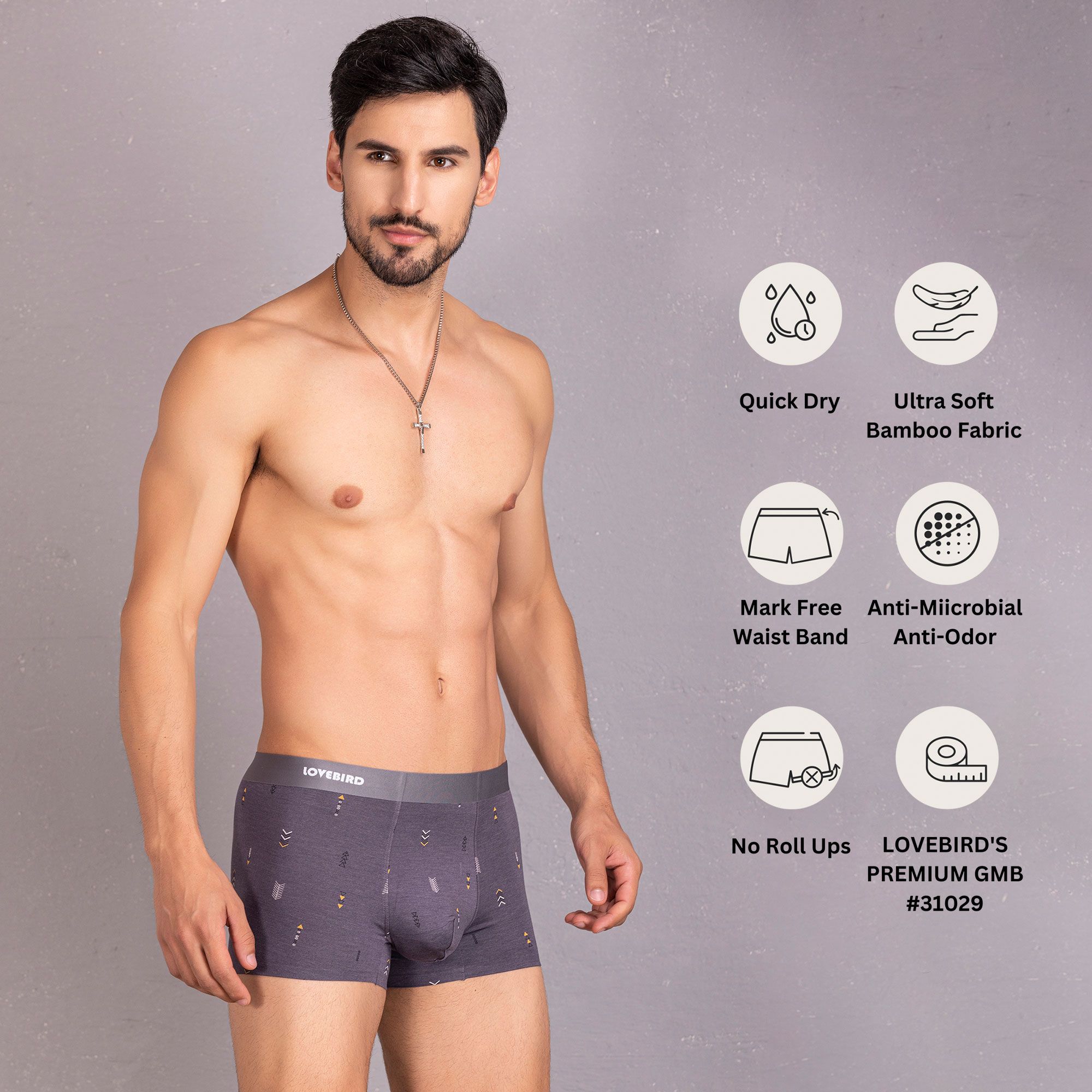 Undearpant Bamboo Fabric Underwear Modal Brief 31029
