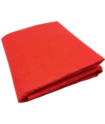 Felt sheet stiff ( Hard ) size 44" x 36", Color Red, used in art & craft,cutouts, decorations, school projects, DIY etc.