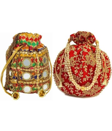 Bulbul Multi Silk Potli