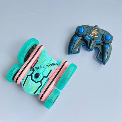 360°Flip RC Stunt Car with LED lights for KIds-Blue