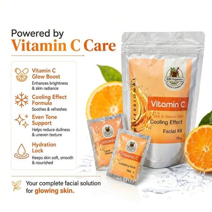 RiBi Organics Vitamin C Cooling Facial Kit