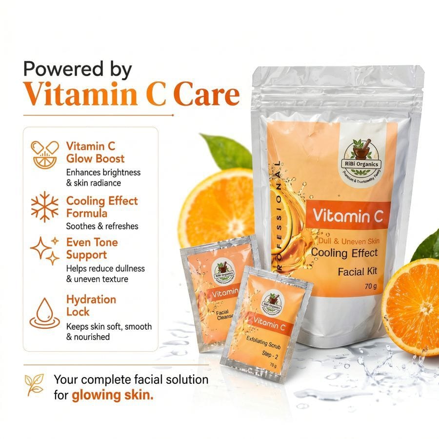 RiBi Organics Vitamin C Cooling Facial Kit