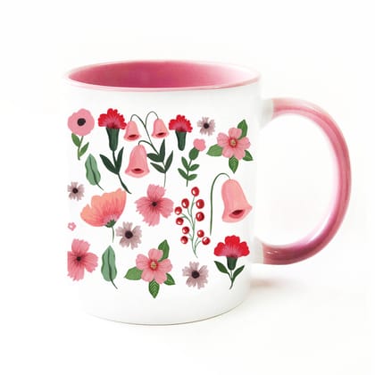 Berry Punch Coffee Mug-Pink Ceramic