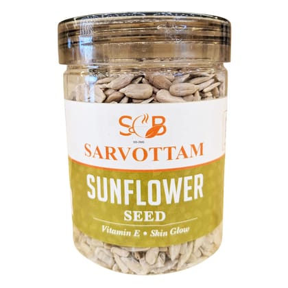Sarvottam Premium Sunflower Seeds 250g Box | Roasted & Crunchy Superfood | Rich in Protein, Fiber & Vitamin E | Healthy Snack for Energy & Immunity