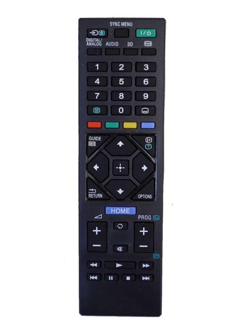 LCD-LED Universal Remote No. URC 121, Compatible with Sony Bravia LCD-LED TV Remote Control (Black) (Color Multicolor)