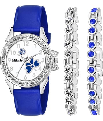 Mikado - Blue Silicon Analog Womens Watch