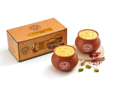 Kesar Pista Matka Kulfi (Pack of 2)