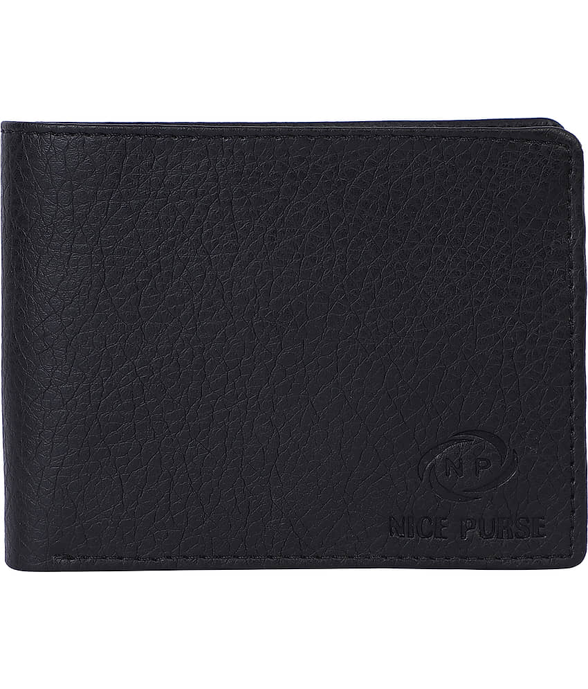 Nice Purse Black PU Men's Regular Wallet ( Pack of 1 )