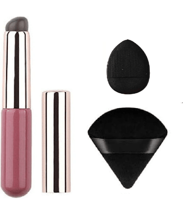 Silicon Makeup Brush - New Soft Silicone Lip Brush With Pizza & Finger,Pack of 3