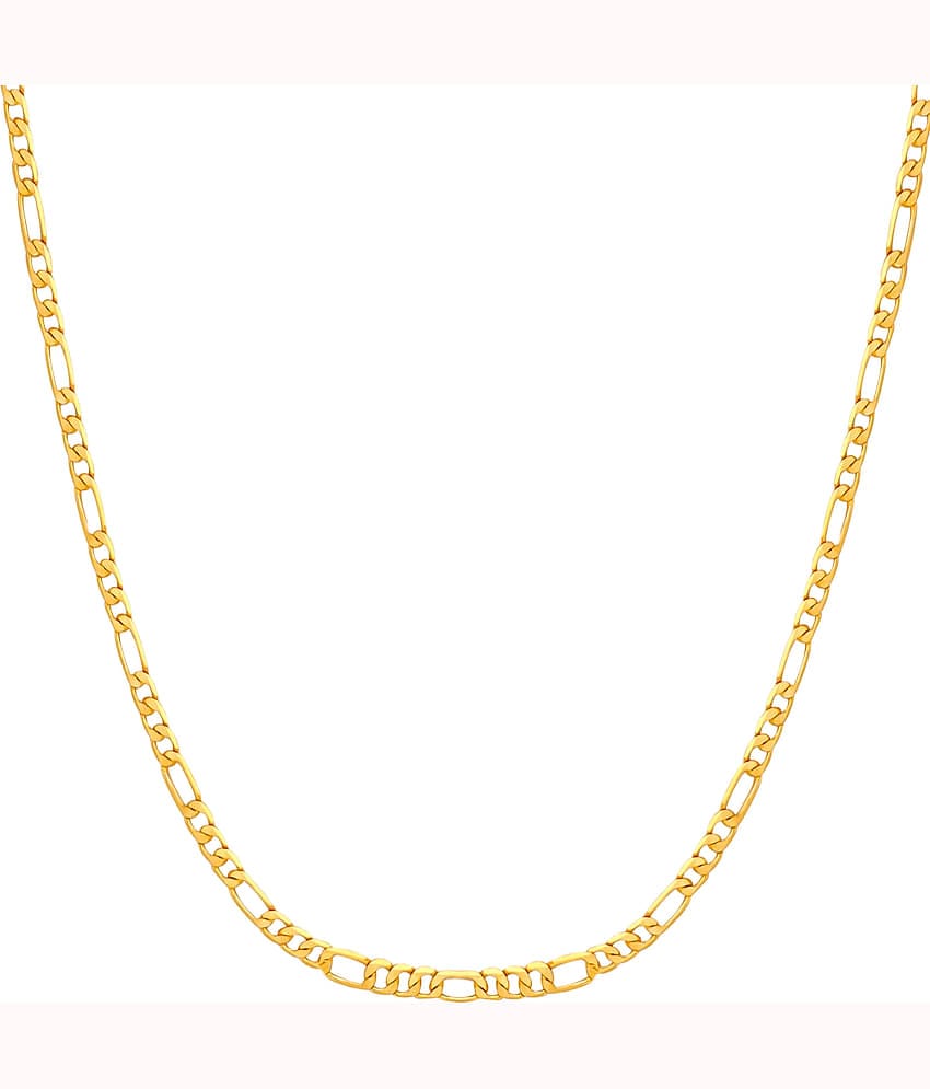 FASHION FRILL Gold Plated Chain ( Set of 1 )