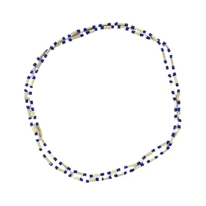 MAYAPURI Two Layer Design Tulsi Kanthi Mala/Tulasi Mala/Holy Basil Wood 2 Round Necklace