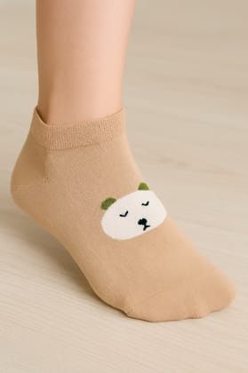 Gift for cat lovers: cartoon cat ladies cotton socks breathable and comfortable socks for all seasons