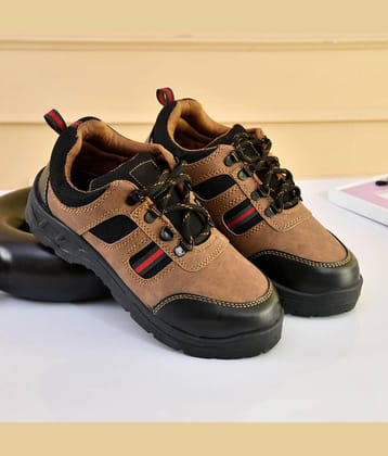 lxmi Mid Ankle Black Safety Shoes