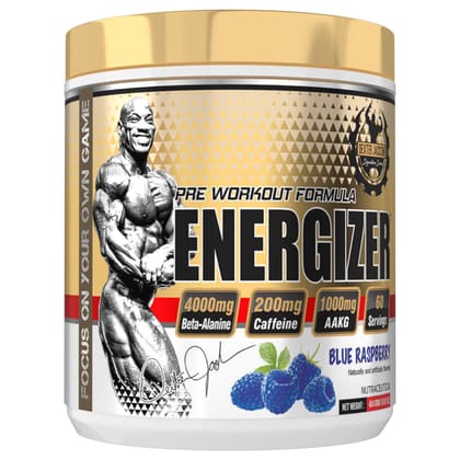 Dexter Jackson Energizer Pre-Workout, 60 servings-Blue Raspberry