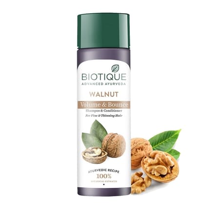Biotique Walnut Volume & Bounce Shampoo 190ml