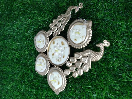 Metal designer Peacock Urli for Festivals