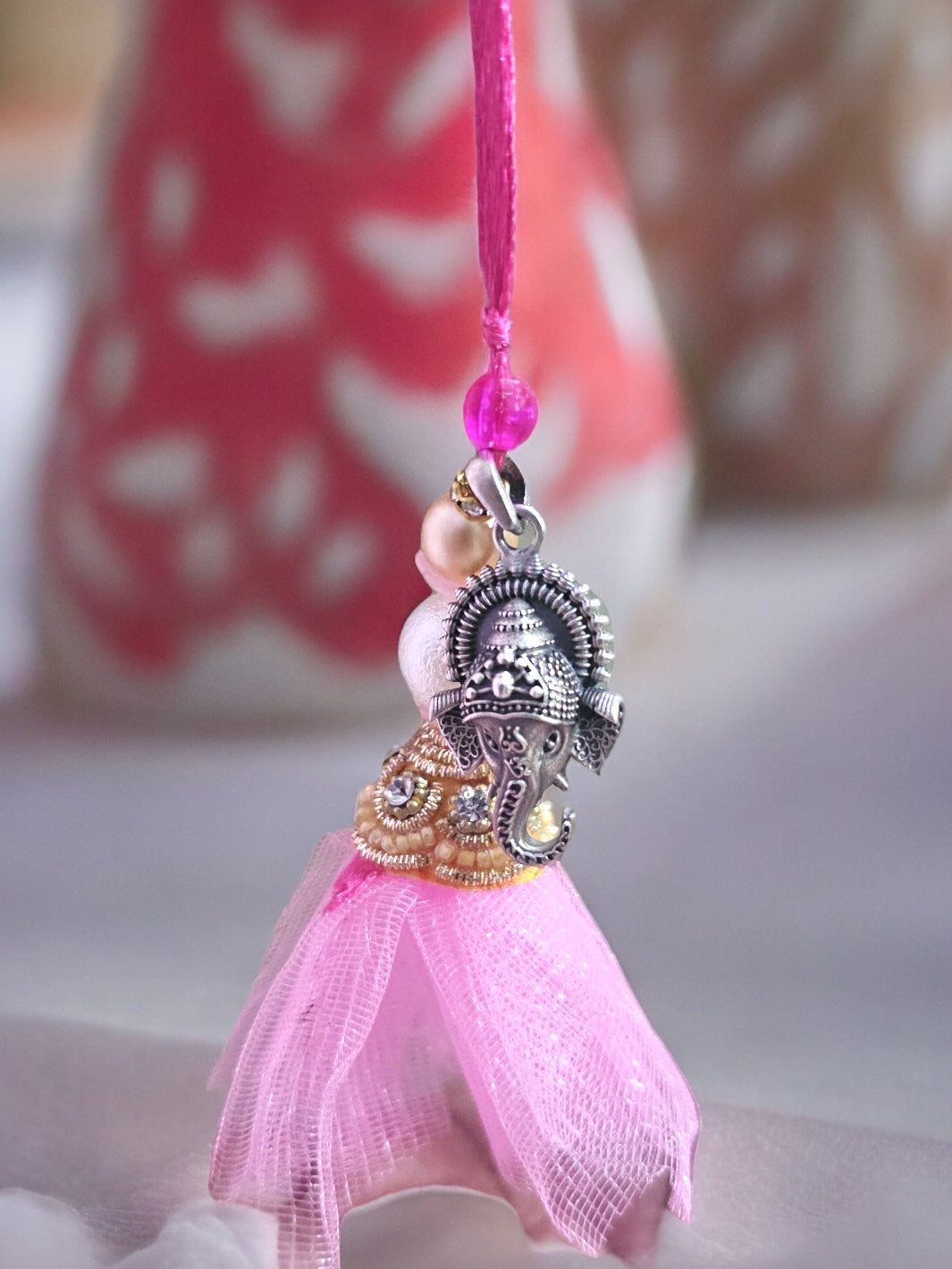 Auspicious Ganesha Pendant Lumba Rakhi