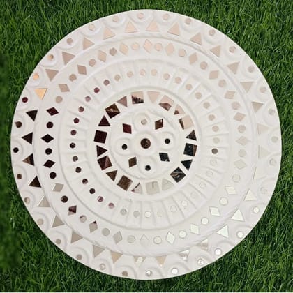 Kutch Lippan Mud & Mirror Work Wall Panel