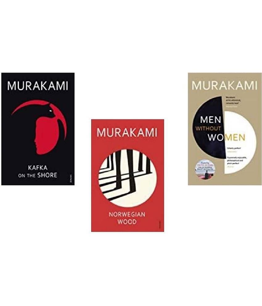 Kafka On The Shore + Norwegian Wood + Men Without Women English , Paperback , Set Of 3 Books By Murakami