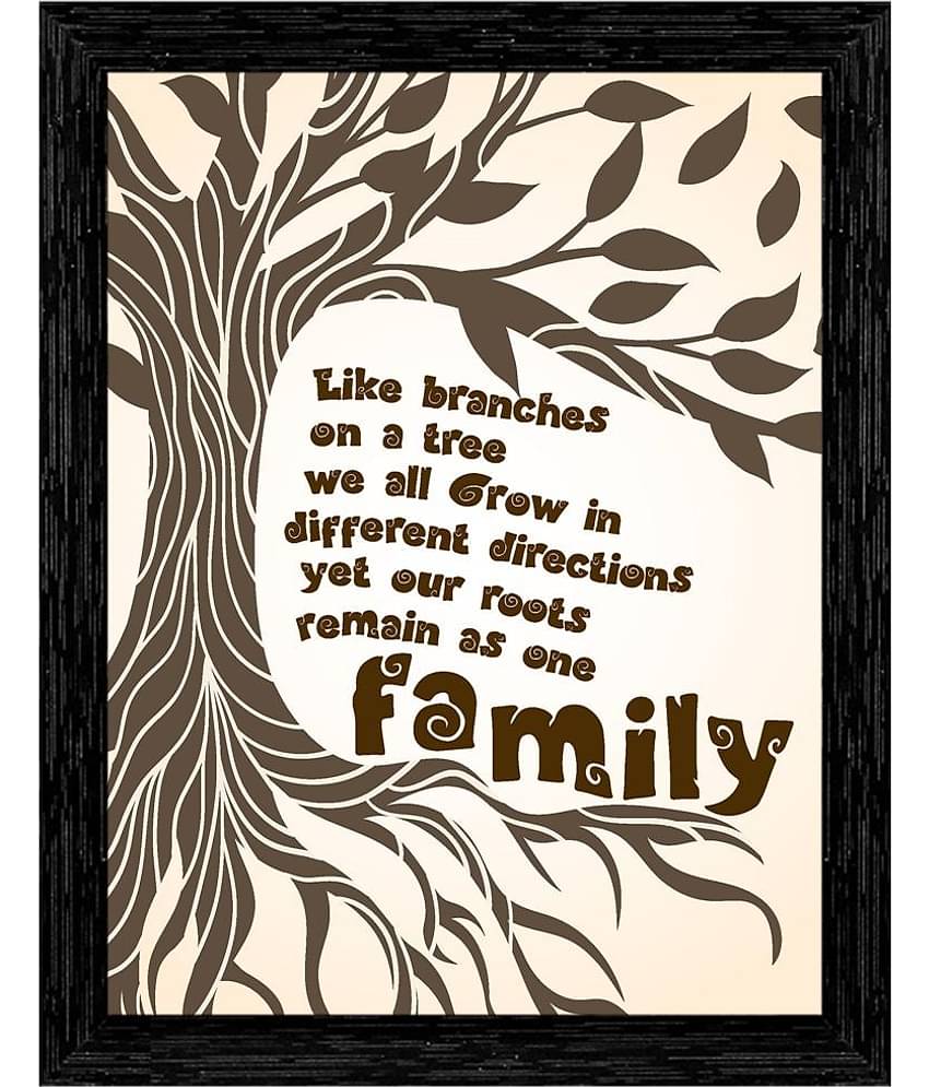 Indianara - Quotes Painting With Frame