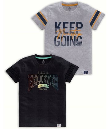 CODEZ Pack of 1 Boys Cotton Blend T-Shirt ( Multi Color )