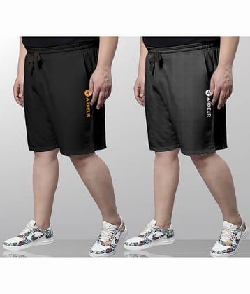 Ardeur Multi Cotton Blend Men's Shorts ( Pack of 2 )