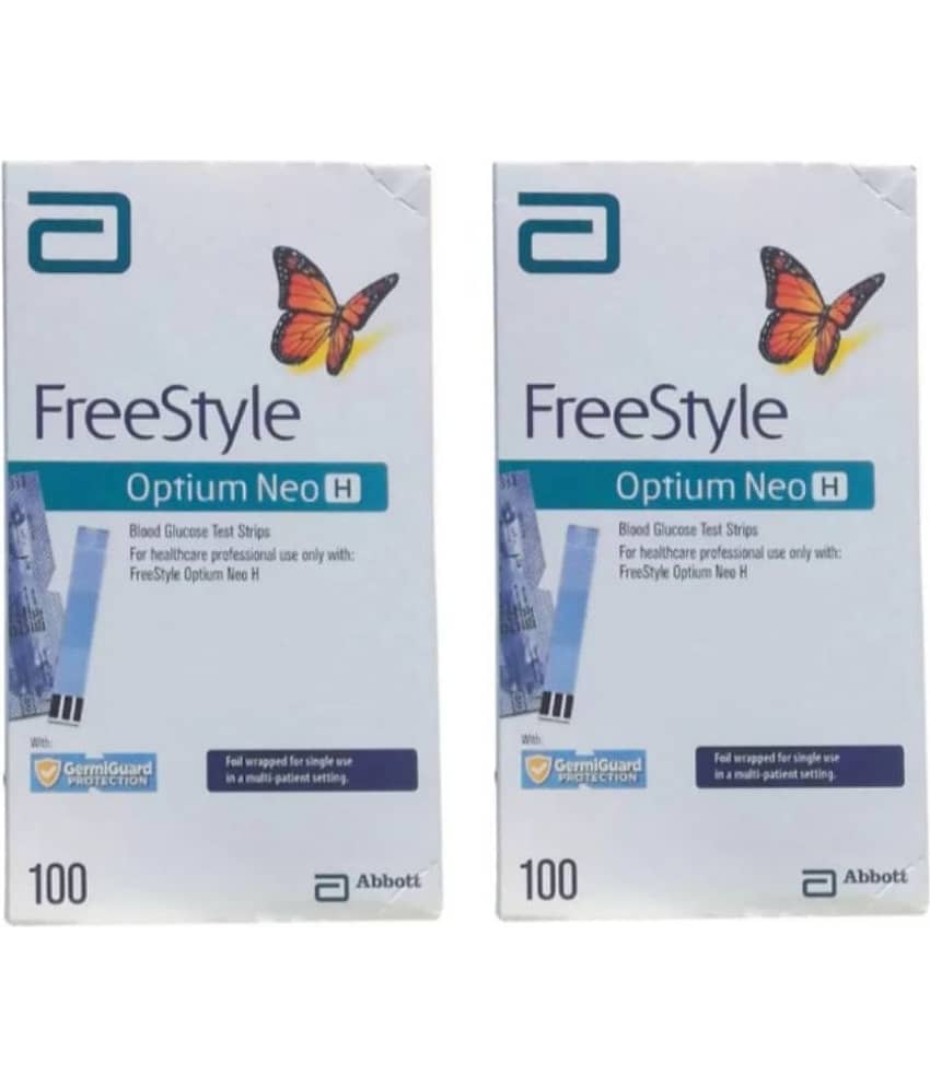 Abbott Freestyle Optium Neo H 200 Strips 100 Strips Pack of 2