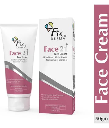 Fixderma 2% Niacinamide Face 21 Cream for Fine Lines & Wrinkles 50g, (Pack of 1)