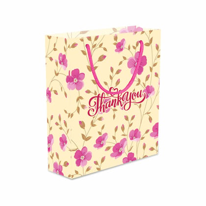 Premium 200 GSM Floral Matt Lamination Design Party Paper Gift Bags, Ideal For Birthday Return Gifts, Kids Party, & Gifting On Special Occasions (Size: 12.5 x 10.25 x 4 Inch) -  5