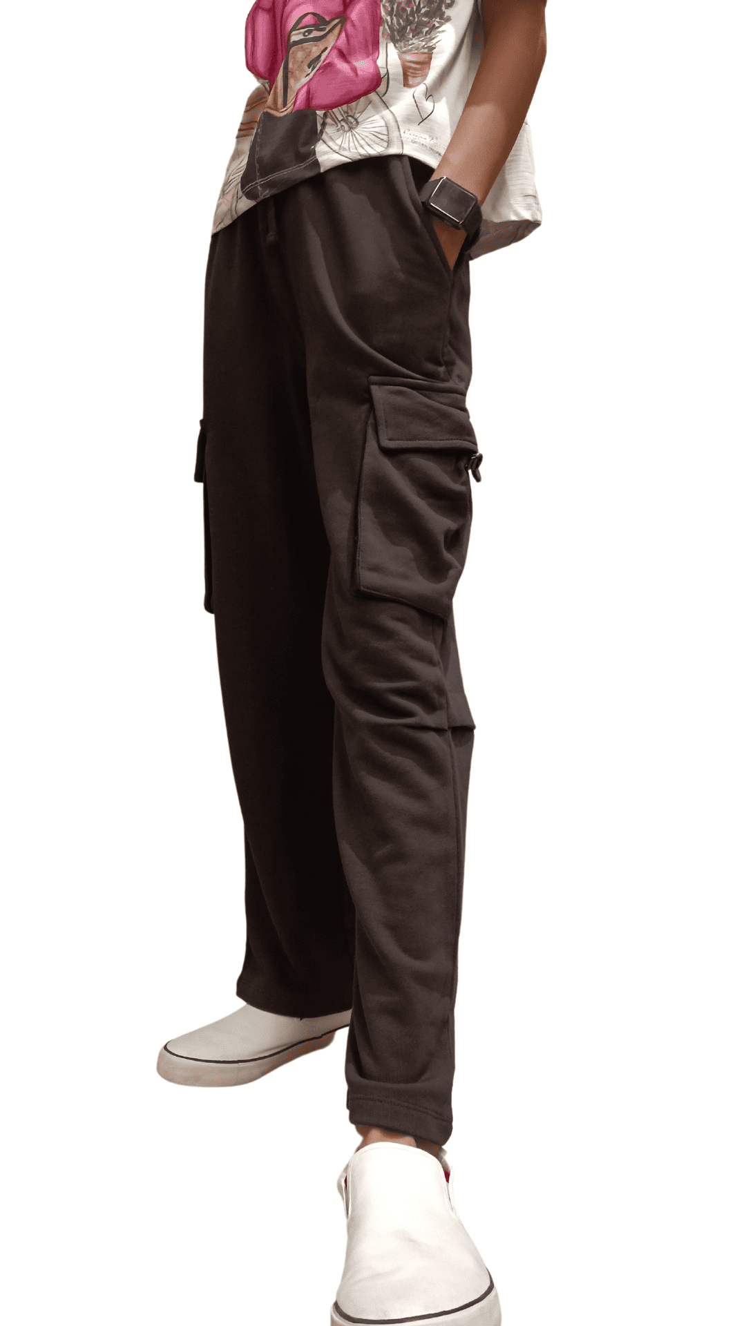 Brown Track Pant