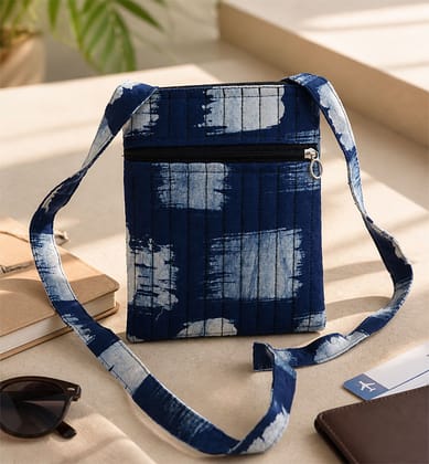 Handcrafted Batik Cotton Small Hand Pouch