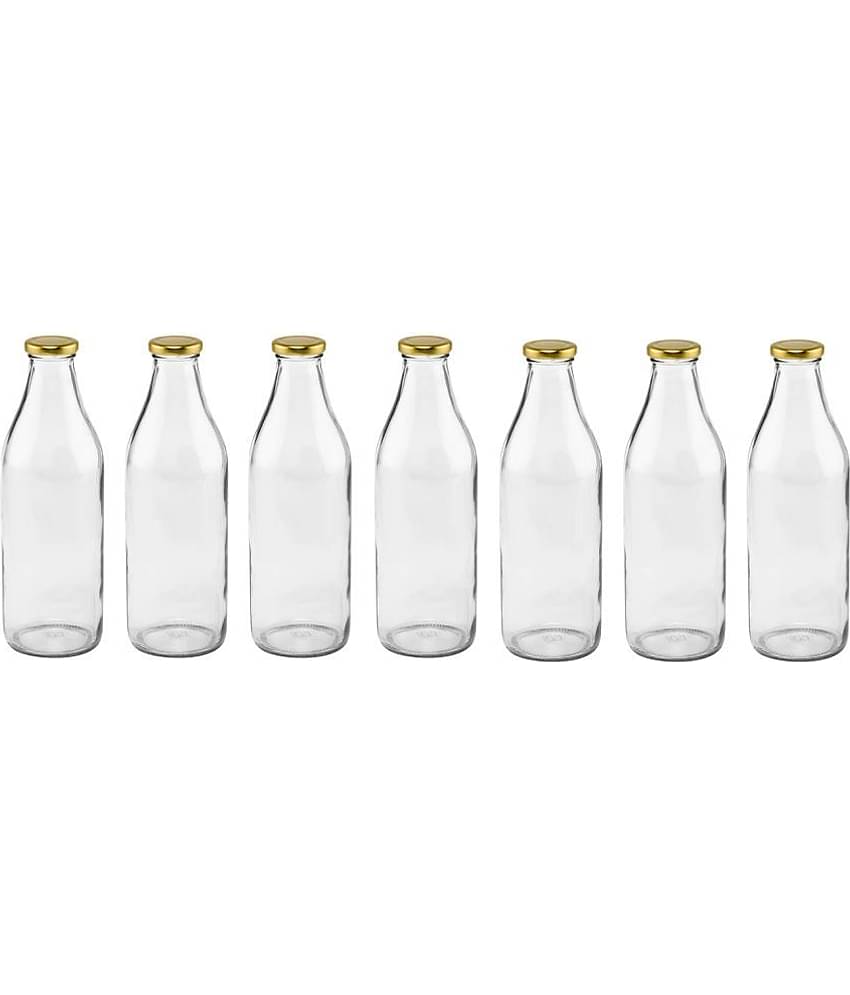 Somil - Stylish Bottle White Water Bottle 300 mL ( Set of 7 )