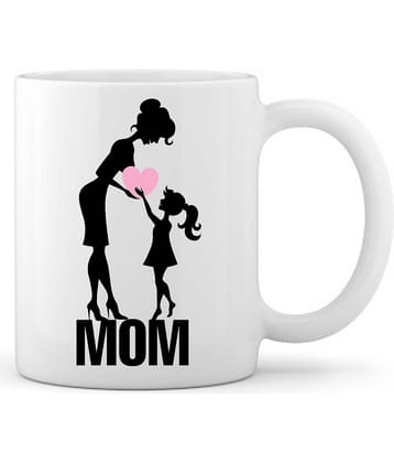 thriftkart - White Ceramic Gifting Mug for Mother Day
