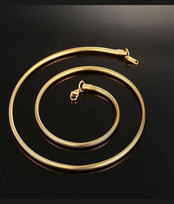 Fadiso Fashion Gold Plated Chain ( Set of 1 )