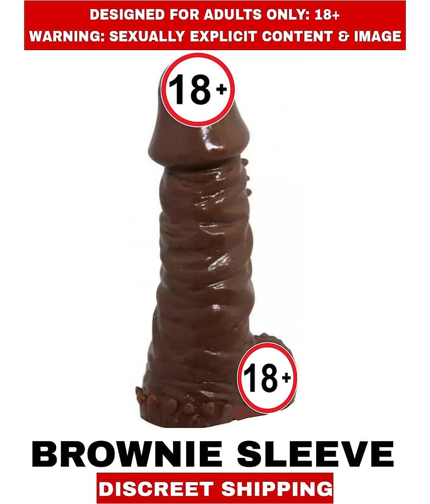 MALE ADULT SEX TOY BROWNIE CHOCO PENIS SINGLE HOLE SLEEVE For Men
