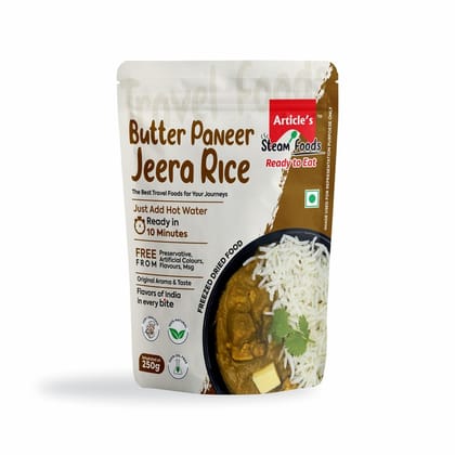 Article’s Butter Paneer & Jeera Rice Combo – Ready to Eat Restaurant Style Meal