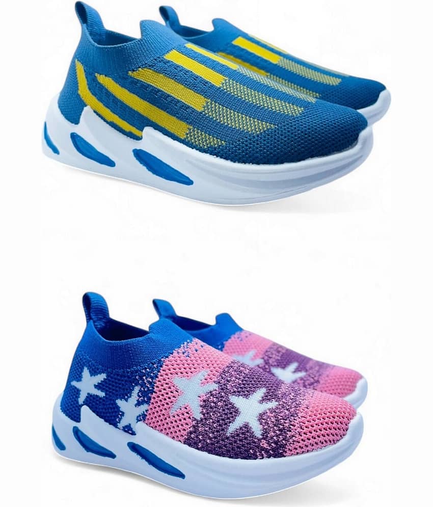 Fabbmate - Grey Boy's Sneakers ( 2 Pairs )