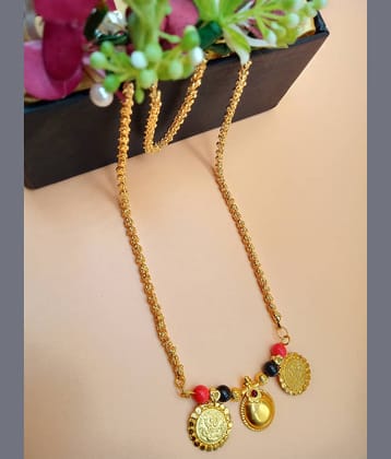 JIPPA Golden Mangalsutra ( Pack of 1 )