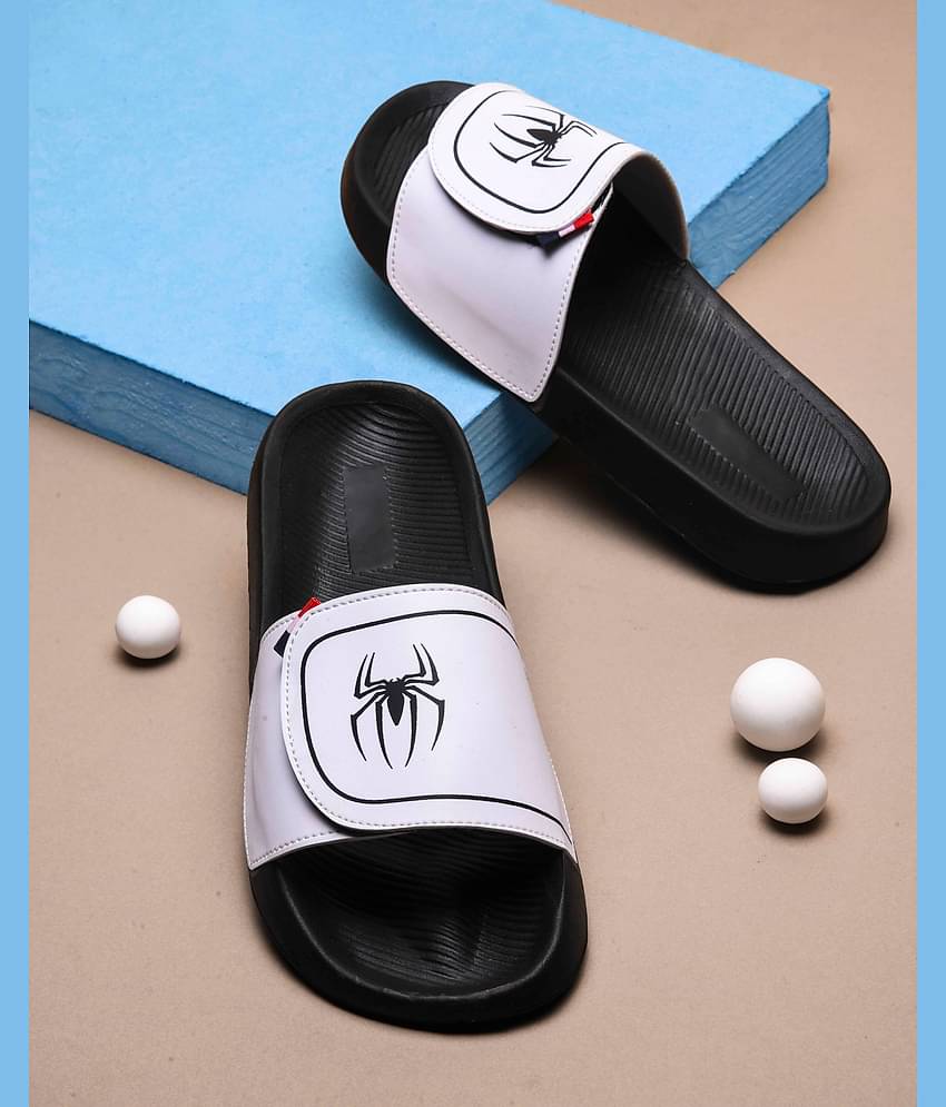 Q tick Black Men's Slide Flip Flop