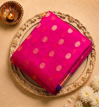 Handloom Chanderi  Silk Cotton Saree