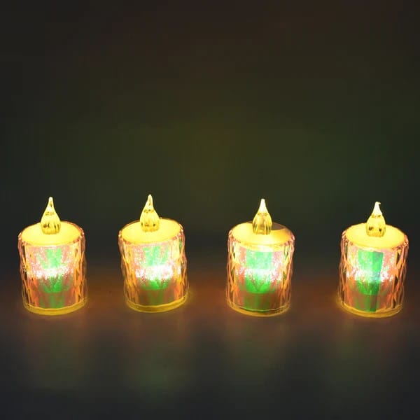 LED Flameless Decorative Candles (4 Pcs)
