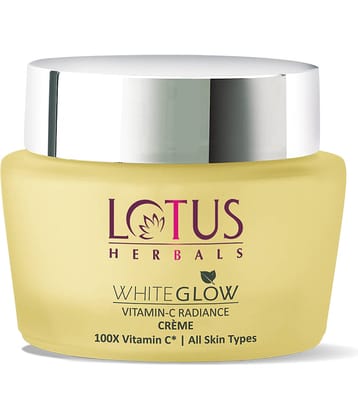 Lotus Herbals Whiteglow Vitamin C Radiance Cream , Spf 20 , For Dark Spots & Dull Skin, 50G