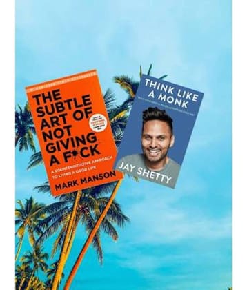 Think Like A Monk + The Subtle Art Of Not Giving A F… (Paperback, Jay Shetty, Mark Manson)