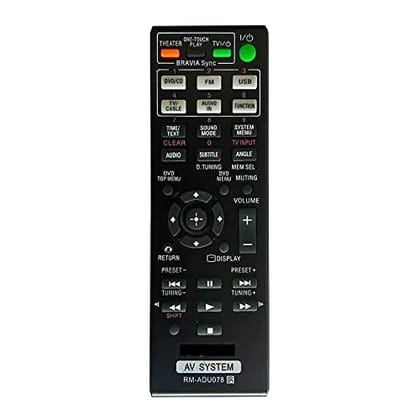 EHOP RM-ADU078 Remote Control Compatible for Sony AV System