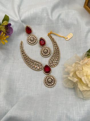 Victorian Choker Necklace Set 216