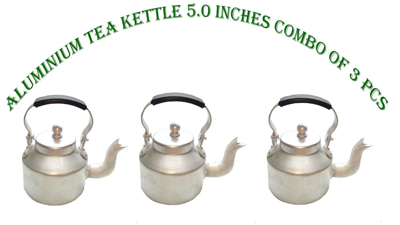 Aluminium Tea Kettle 5.0 Inches - Combo of 3 Pcs