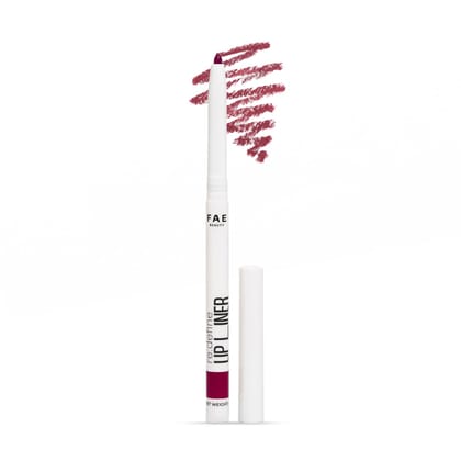 FAE Beauty Re:Define Lip Liner |Long-Lasting | Matte | Non-drying | Transferproof & Smudgeproof | Enriched with Vitamin E & Almond Oil | Shade - Bloodline FAE Beauty Re:Define Lip Liner |Long-Lasting | Matte | Non-drying | Transferproof & Smudgeproof | E