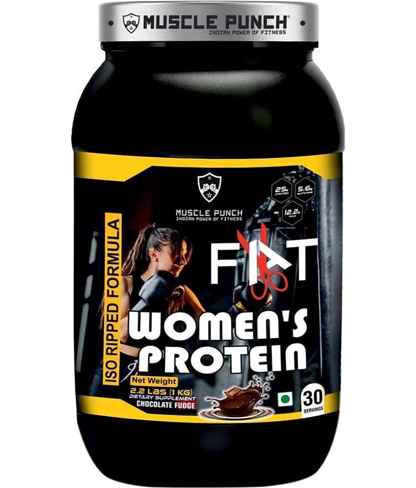 Muscle Punch Women Protein Fat loss Ripped Formula1kg 1 kg Powder