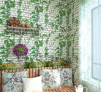 Eurotex Self Adhesive Wallpaper for Living Room, Bedroom, Office Easy to Stick PVC Waterproof Peel and Stick Wall Paper for Home dcor 45x300 cm