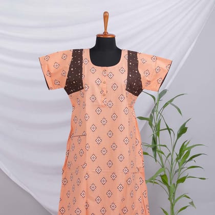 Nstyle Cotton Nighty Aline (Size XL)